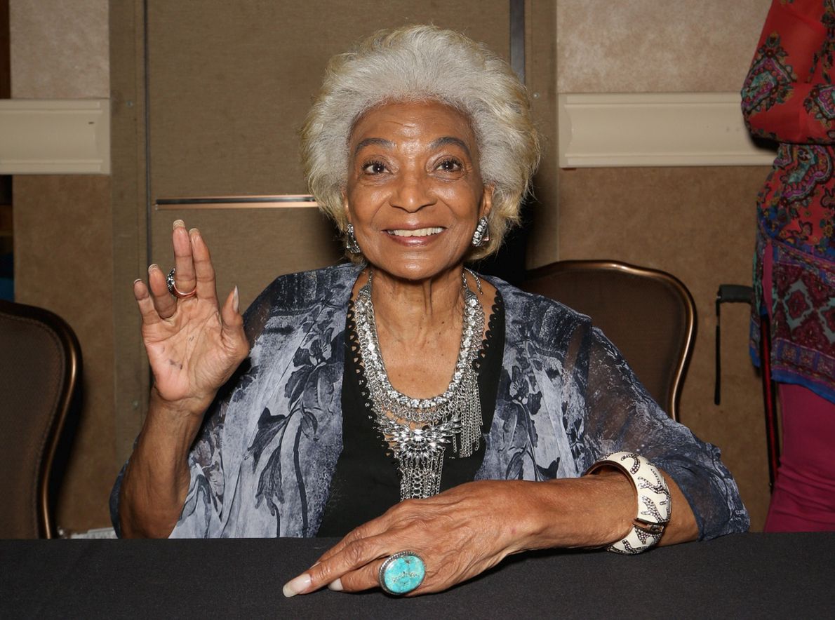 Nichelle Nichols na konwencji Star Trek w 2017 r.